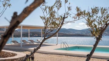 Estudio Confort, 1 cama Queen size, vista al mar, junto a la alberca | Vista desde la habitación