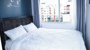 1 sovrum, strykjärn/strykbräda, gratis wi-fi och sängkläder