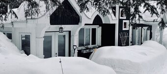 Beautiful cottage on a magical lake in St-Adolphe d'Howard in the Laurentians.