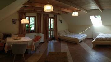 1 habitación, wifi y ropa de cama