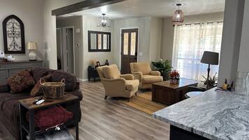 TV connectée, cheminée