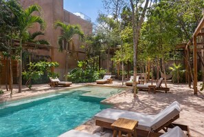Pool - Private Rooftop Plunge Pool - Boho 3BR Home in Secure Kokoon Complex (Tulum)