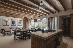 Interior - Boho-Chic 3BR Home | Private Rooftop Pool, Patio & Gated Community (Tulum)