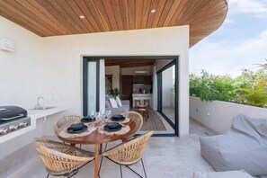 Outdoor dining - 2BR LuxPenthouse | Priv Pool | Aldea Zama (Gated) (Tulum)