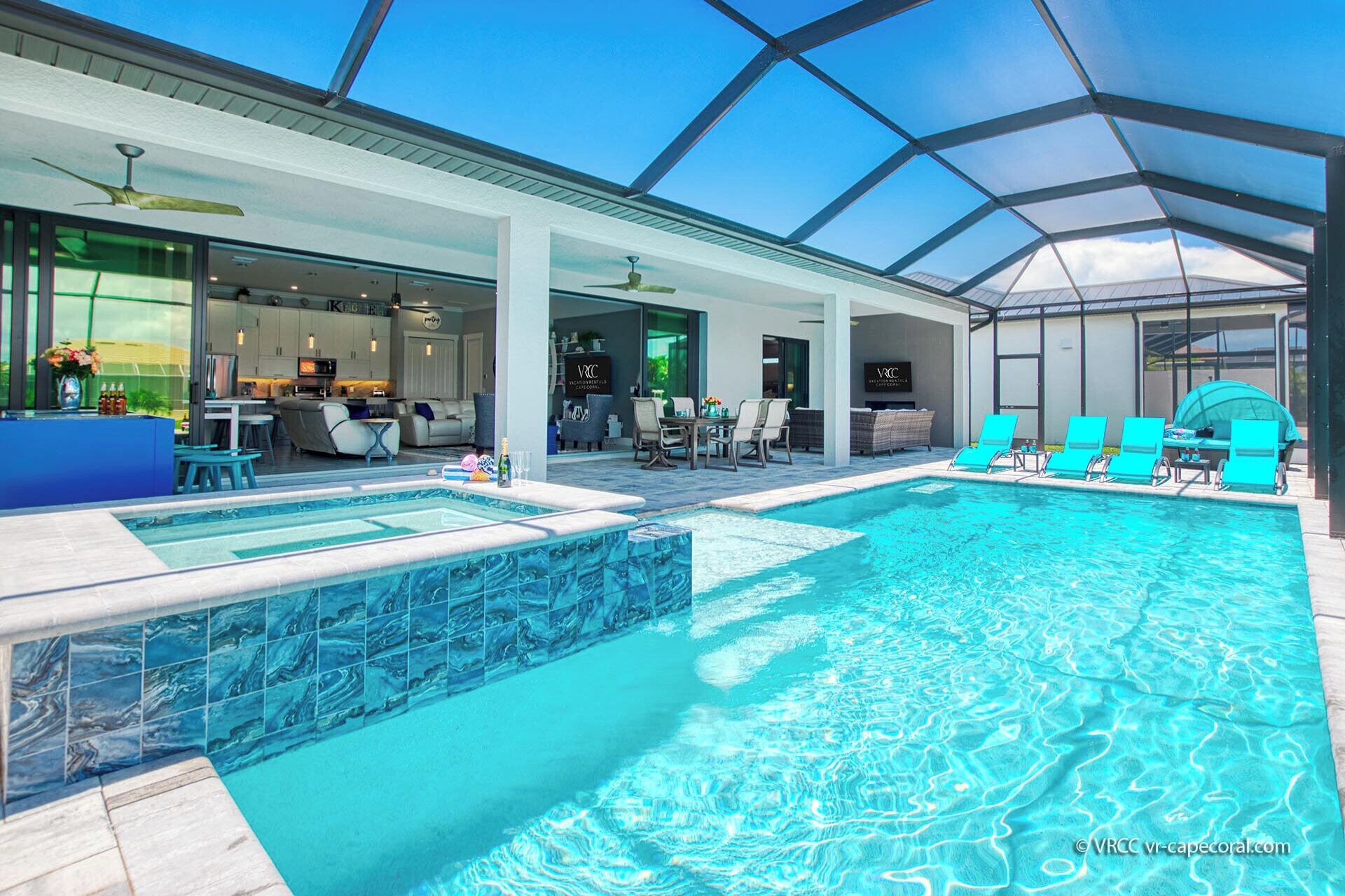 Et oppvarmet basseng