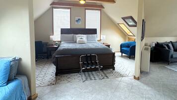 1 chambre, lit parapluie, Wi-Fi, draps fournis