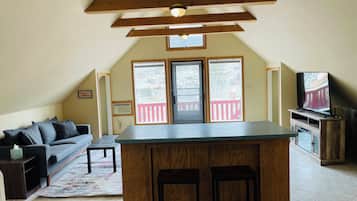 TV connectée, cheminée