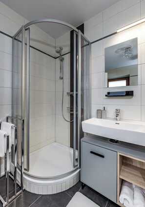 Appartamento Comfort, vista montagna | Bagno