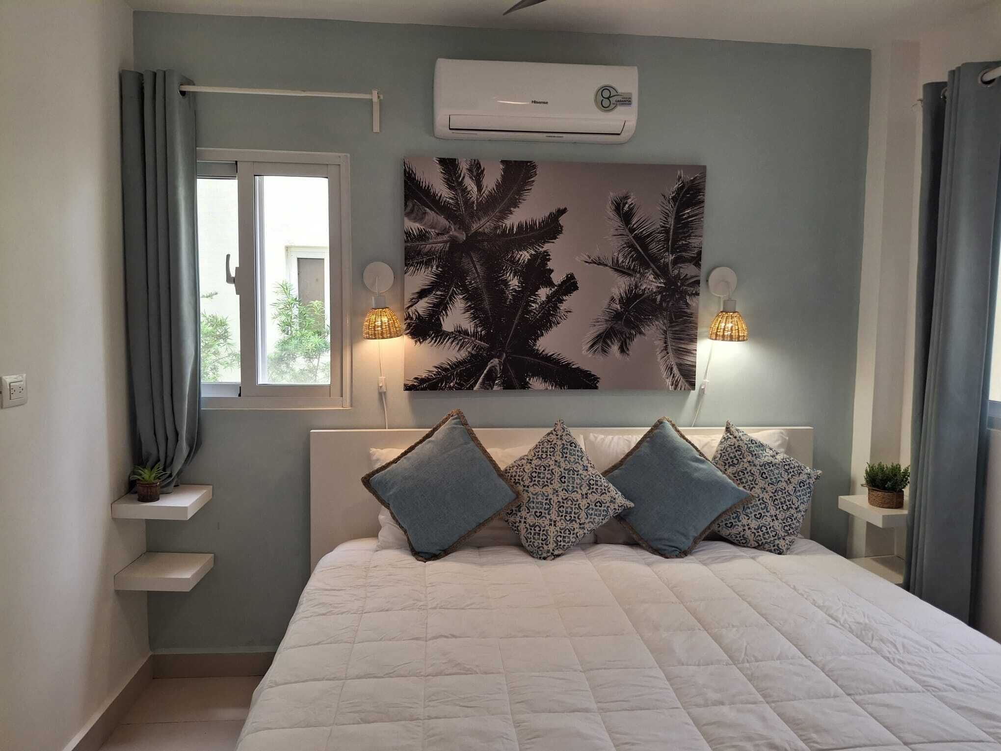 1 多间卧室、WiFi、床单