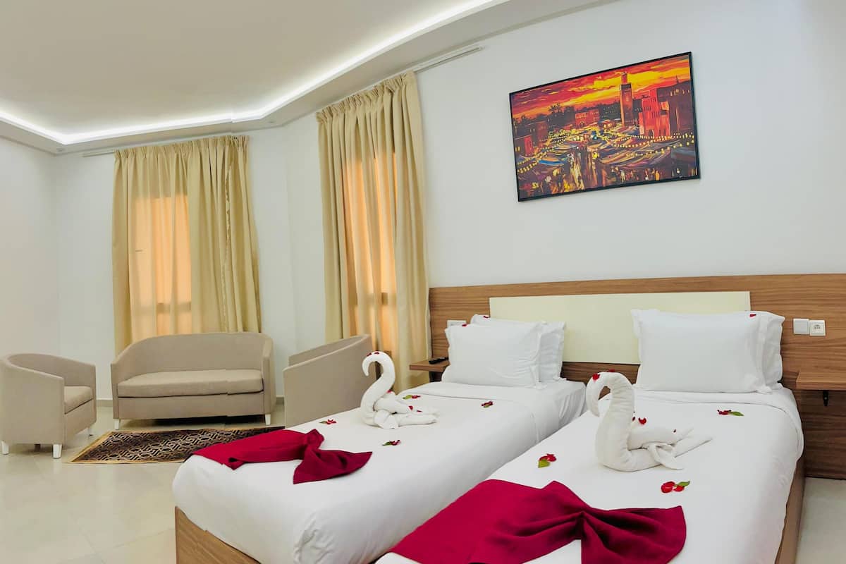 Standard Double Room, City View | Laptop workspace, free WiFi, bed sheets