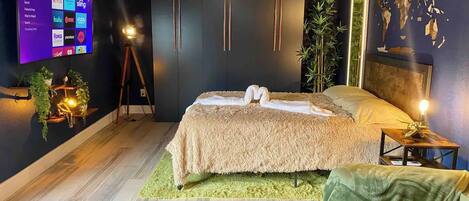 1 soveværelse, strygejern/strygebræt, gratis Wi-Fi, sengetøj