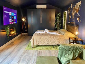 1 室のベッドルーム、アイロン / アイロン台、WiFi、ベッドシーツ