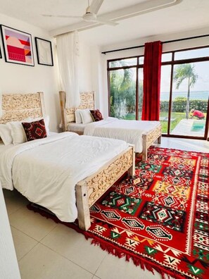 5 makuuhuonetta, Wi-Fi, vuodevaatteet