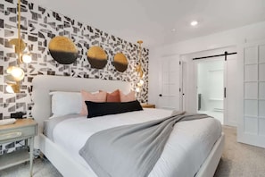 4 bedrooms, iron/ironing board, travel crib, WiFi