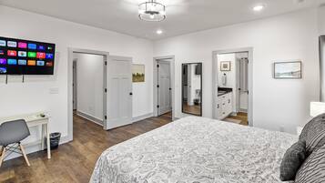 3 habitaciones, tabla de planchar con plancha, cuna de viaje y wifi