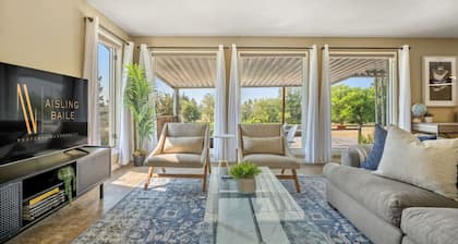 Jarvis Bay Chalet | Sylvan Lake | Deck | Foosball