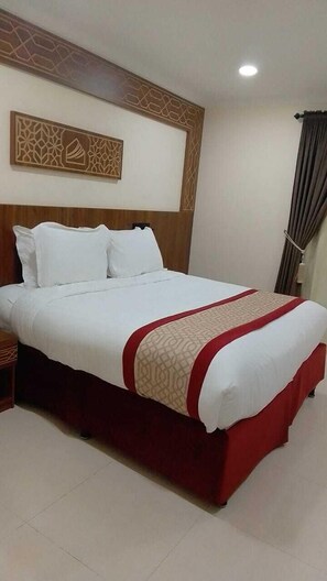 Double Room | In-room safe, blackout curtains, free WiFi, bed sheets - Mahd Al Resala 3 Hotel (Makkah)
