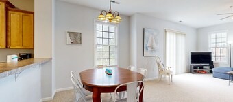 Village of Five Points condo with pool, gym, and tennis access