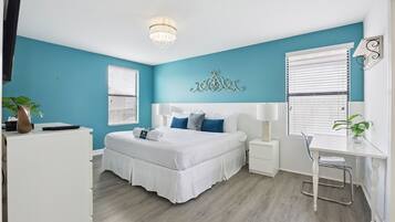 5 chambres, bureau, fer et planche à repasser, Wi-Fi gratuit