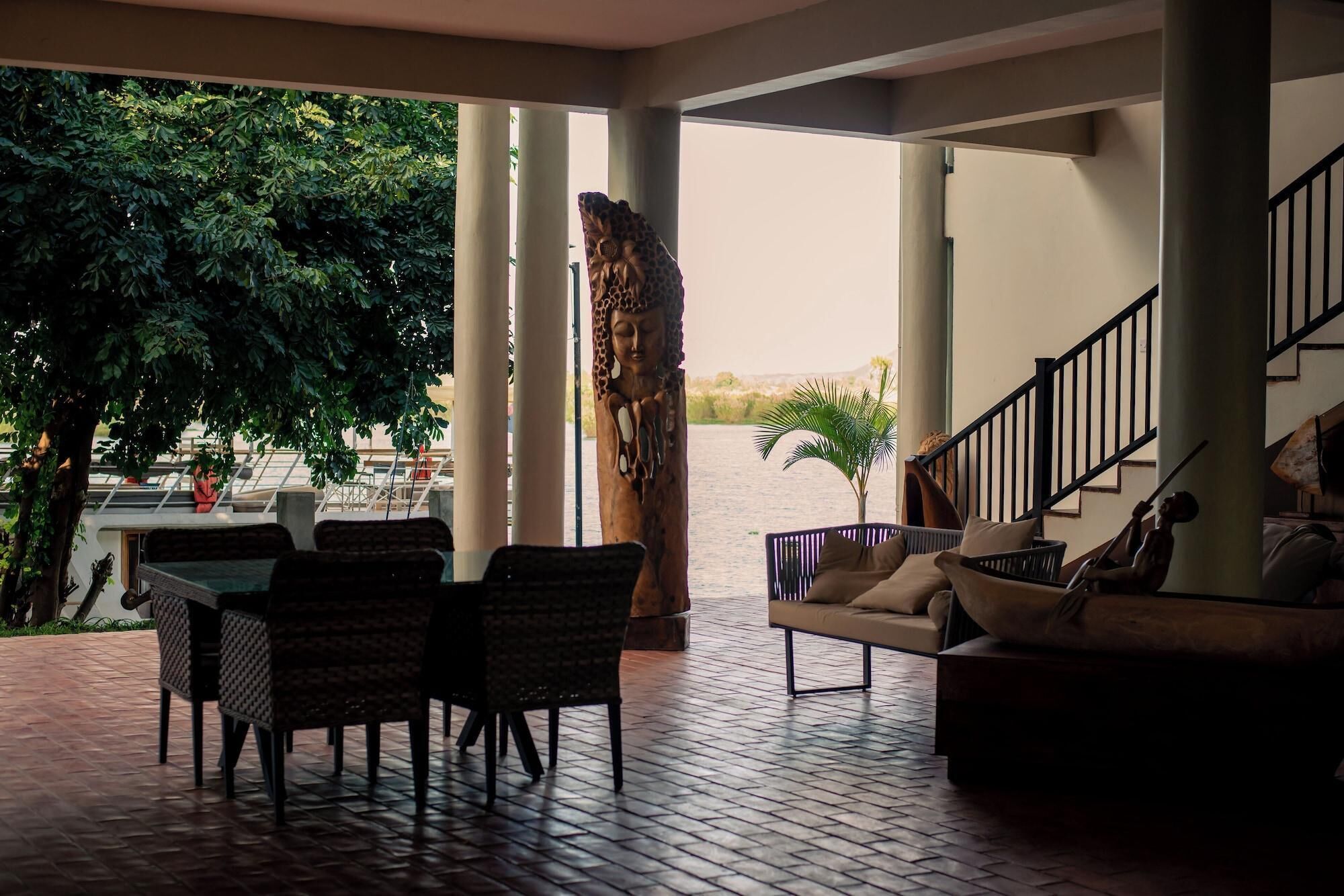 Vue depuis l’hébergement