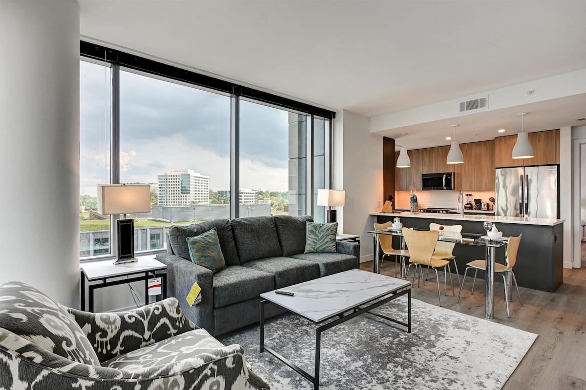 Luxury Apartment, 2 Bedrooms | Living area | Flat-screen TV