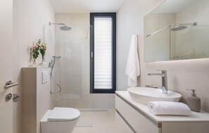 Shower, hair dryer