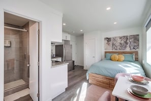 Desk, iron/ironing board, free WiFi, bed sheets - Bright North Park Studio with Parking, AC & Yard (San Diego)