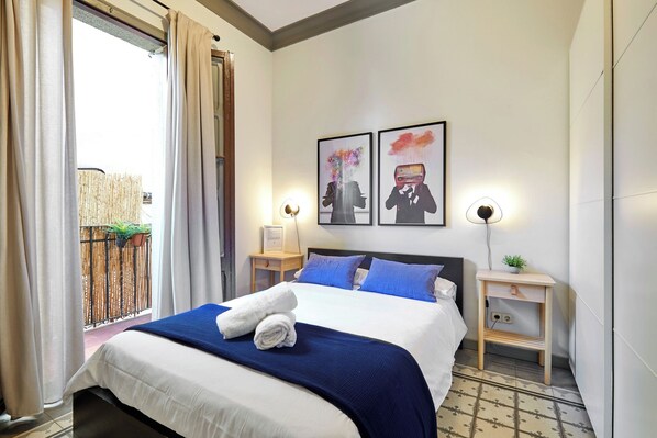 3 soverom, strykejern/-brett, wi-fi og sengetøy