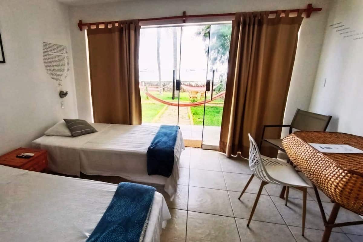 Classic Twin Room, Balcony, Sea View | Desk, laptop workspace, WiFi (free), individually decorated