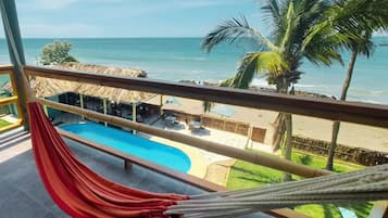 Deluxe-Zimmer, Balkon, Strandblick