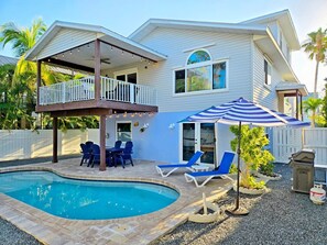 Una piscina riscaldata