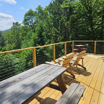 Mountain Cabin Bordering State Park. Hiking, Private. Special Place, Great View!