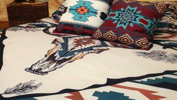 1 室のベッドルーム、ベッドシーツ