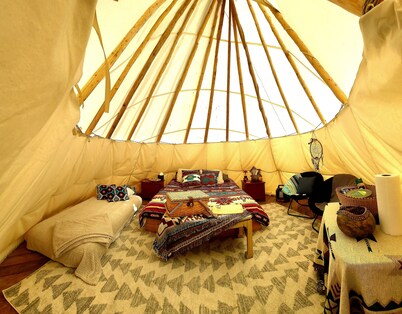 Unique and Secluded Tipi Retreat! 🪶🪶🪶