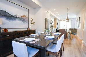 Dining - NEW Slope-side Townhouse at Panorama with hot tub and mountain views (Panorama)