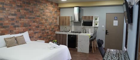 Deluxe-Studiosuite, 1 King-Bett, Gartenblick