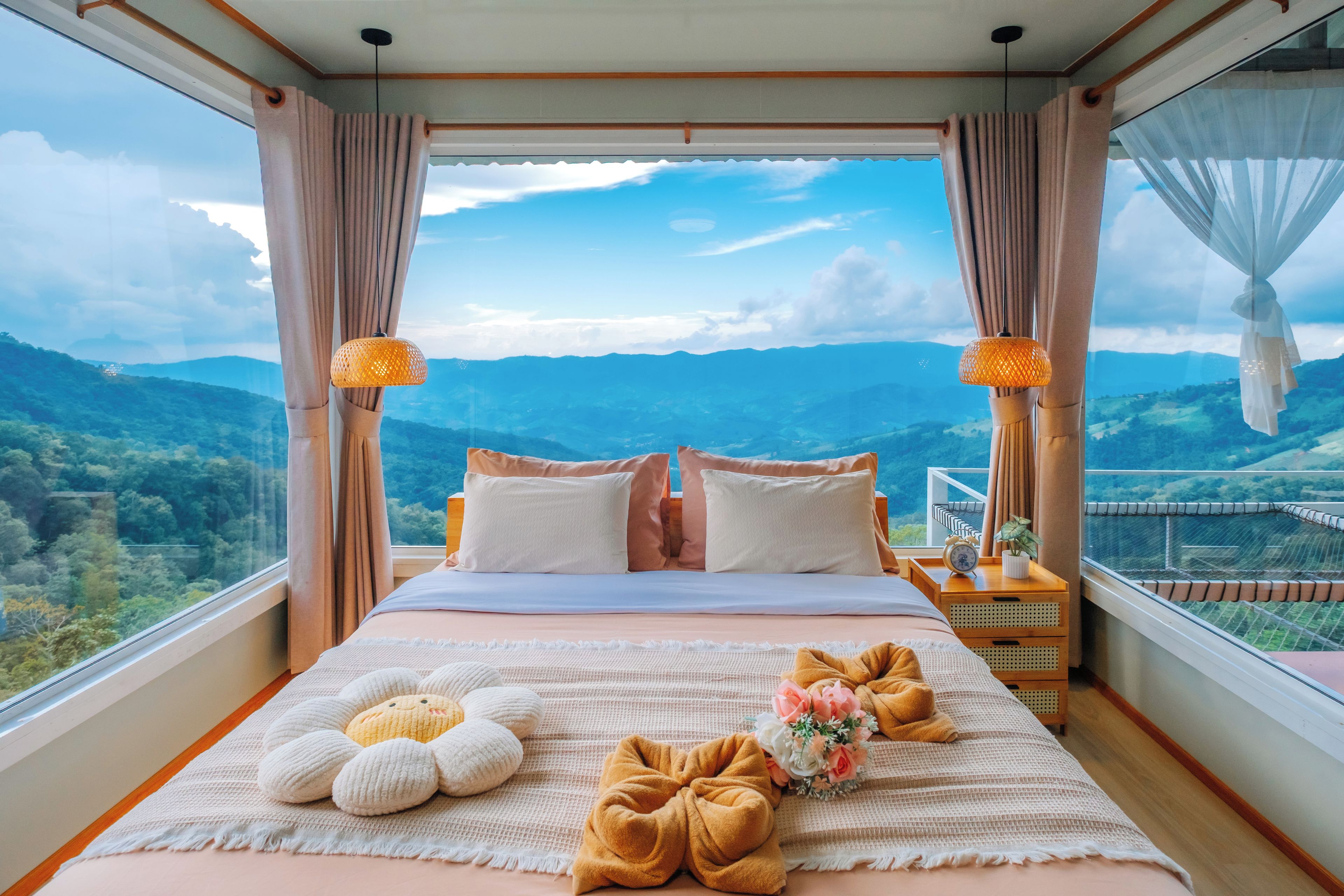 Quang cảnh nhìn từ nơi lưu trú