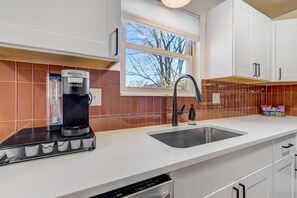 Fridge, microwave, oven, stovetop - Rockies Royale! Game Night Retreat w/ Hot Tub (Colorado Springs)