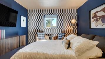 3 soverom, skrivebord, strykejern/-brett og wi-fi