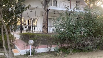Outdoor wedding area