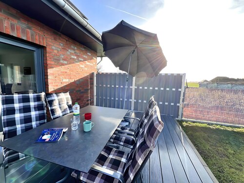 Ferienwohnung 'Seelenwärmerstuuv' mit privater Terrasse, privatem Garten und Wi-Fi