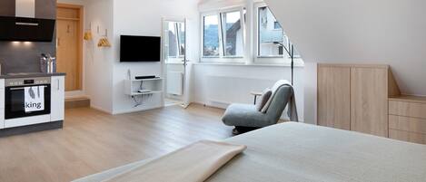 1 chambre, fer et planche à repasser, Wi-Fi gratuit, draps fournis
