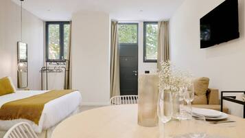 1 bedroom, iron/ironing board, travel crib, free WiFi