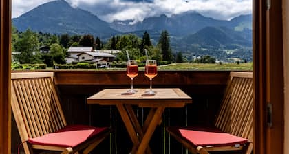 Apartment Justine, 80sqm up to 4 persons, bathtub, large balcony and mountain view