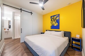 1 dormitorio, wifi gratis, ropa de cama y accesible en silla de ruedas