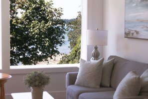 Televisión y chimenea 