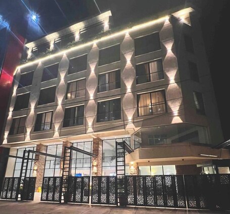 Fachada de la propiedad