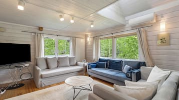 Familienchalet, Gartenblick | Wohnbereich