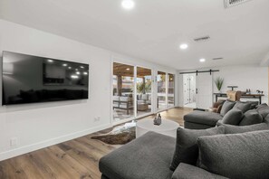 TV, fireplace, video games, books - Desert Dreaming: Luxe Retreat w/ Pool & Hot Tub! (Scottsdale)