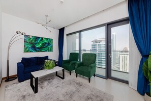 Apartment, Balcony, Bay View | Room amenity